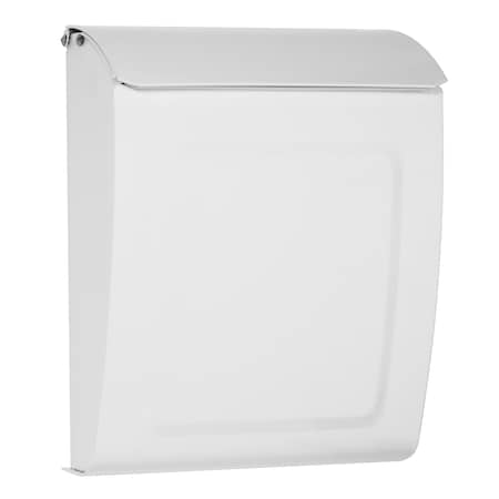 Architectural Mailboxes Mailbox, White, Wall Mount, Small 2594W-10